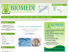 Tablet Screenshot of biomedi.com.br